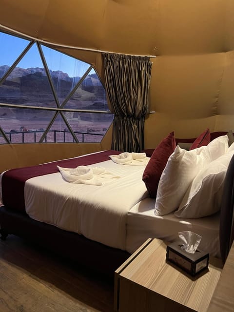 Bed, Natural landscape, Bedroom