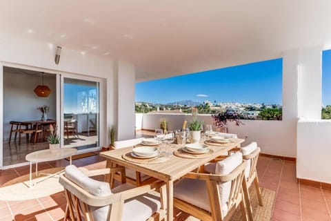 Day, View (from property/room), Balcony/Terrace, Balcony/Terrace, Living room, Seating area, Dining area