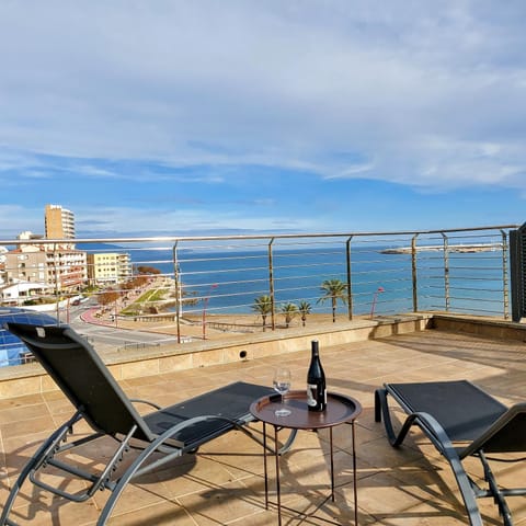 Balcony/Terrace, Beach, Sea view, sunbed