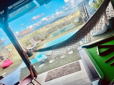 Patio, Billiard, Garden view, Swimming pool, sunbed