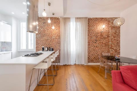 Kitchen or kitchenette, Living room, Seating area