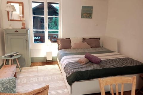 Bed, Living room, Photo of the whole room, Bedroom