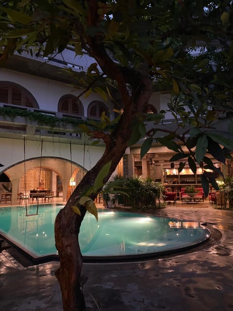 Property building, Pool view, Swimming pool