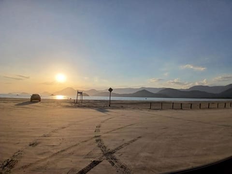 Natural landscape, Beach, Sea view, Sunset