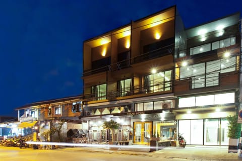 Property building, Night, Street view