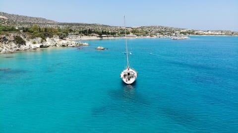 Perseus Sailing Cruises Docked boat in Crete