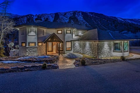 Property building, Night, Mountain view