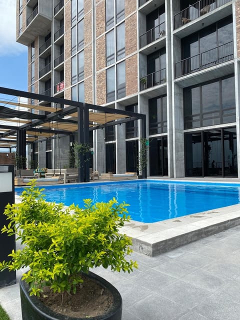 Property building, Pool view, Swimming pool