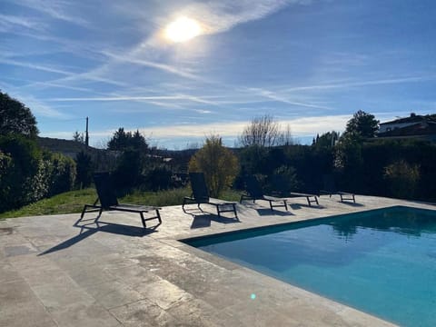 Natural landscape, Pool view, Swimming pool, sunbed