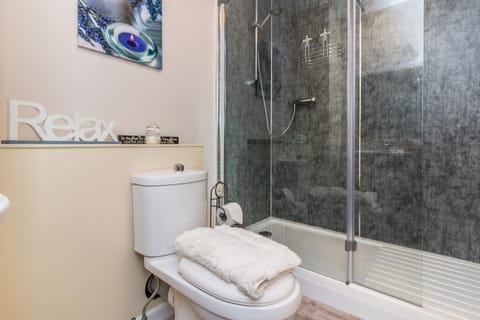 Shower, Toilet, Bathroom, towels