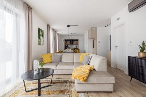 Living room, Seating area, Dining area, air conditioner