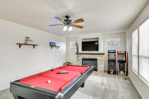 Family Reno Home with Game Room! 28 Mi to Ski Resort House in Reno