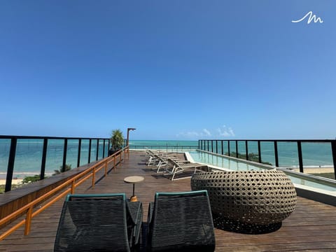View (from property/room), Balcony/Terrace, Sea view