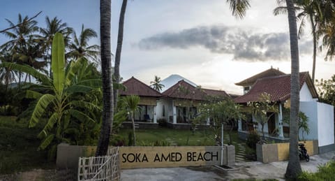 Property building, Property logo or sign, Sunset