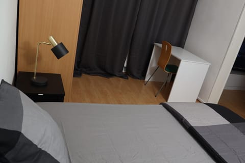 Bed, Bedroom, bunk bed, wardrobe