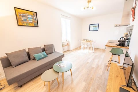 L'effet mer-T2- Hyper centre Apartment in Quimper