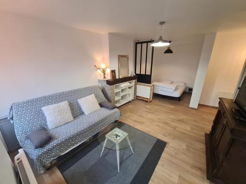 Bed, TV and multimedia, Living room, Photo of the whole room, Seating area, Bedroom