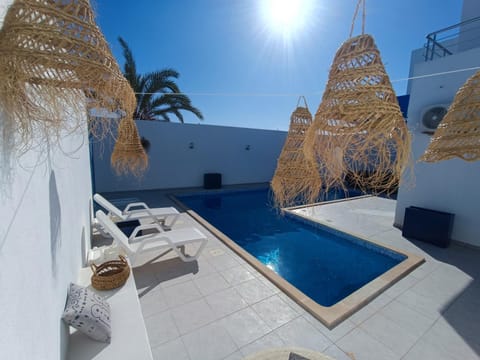 Patio, Pool view