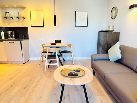 Kitchen or kitchenette, Living room, Dining area