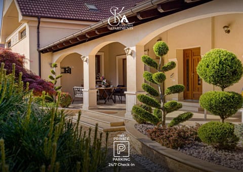 Property building, Garden view