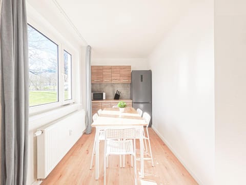 View (from property/room), Dining area, microwave, kitchen