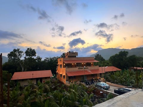 Property building, Sunset