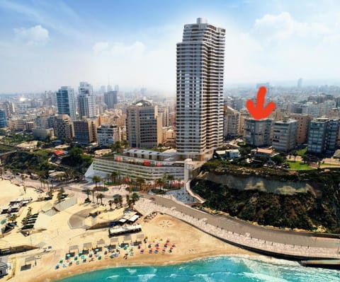 Nearby landmark, Bird's eye view, Beach, Sea view, Swimming pool