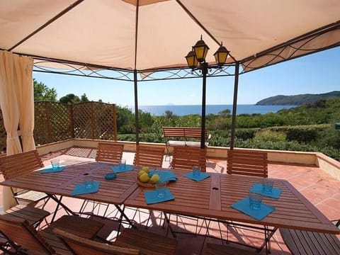 Patio, Seating area, Sea view