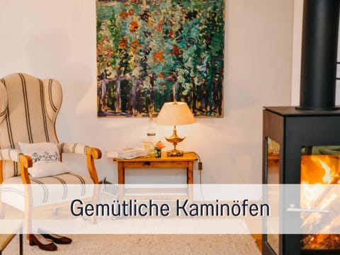 Living room, fireplace