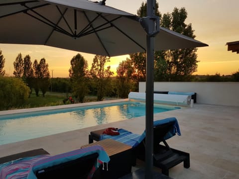 Other, Swimming pool, Sunset