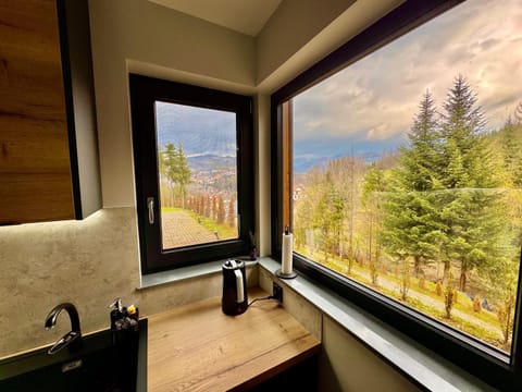 Day, Natural landscape, Kitchen or kitchenette, Mountain view