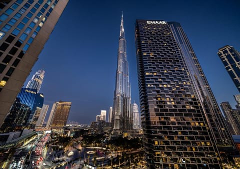 Property building, Night, City view