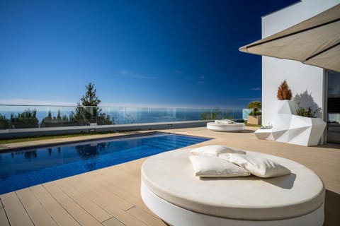Natural landscape, Pool view, Sea view, Swimming pool