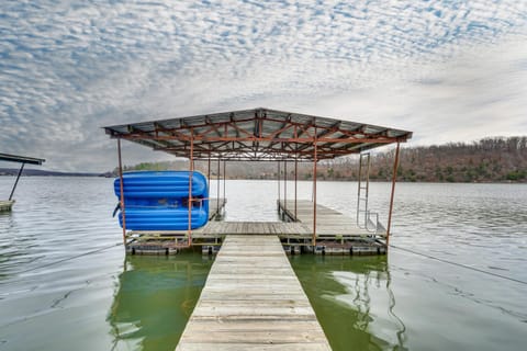 Fish and Boat on Lake of the Ozarks Waterfront Home House in Lake of the Ozarks