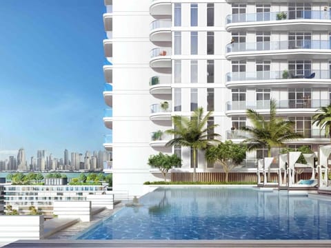 Pool view, Swimming pool, sunbed