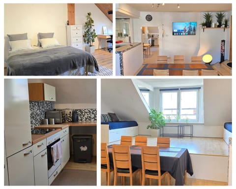 Bed, Kitchen or kitchenette, Living room, Photo of the whole room, Seating area, Dining area, Bedroom, oven, pet friendly, stove