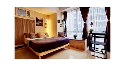 Bed, Bedroom, air conditioner