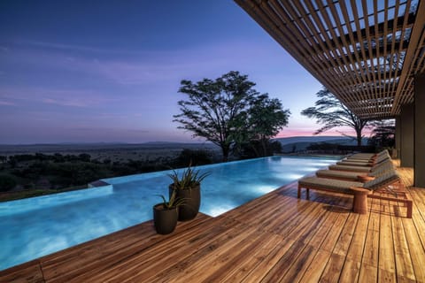Natural landscape, Pool view, Swimming pool