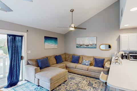 The Blue Oasis House in South Padre Island