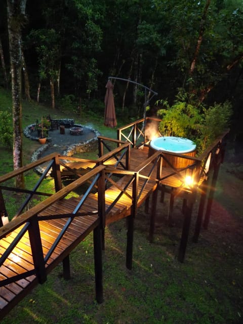 Night, Natural landscape, Garden, Garden view