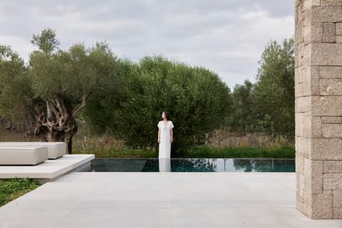Natural landscape, Garden, Garden view, Swimming pool