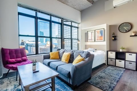 McCormick Place Studio with optional parking and sleeps up to 4 Apartment in South Loop