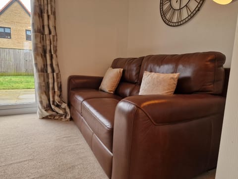 Living room, Seating area, Garden view