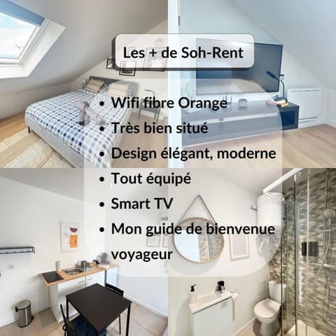 Soh Rent Strasbourg Studio 1Tv - Wifi proche gare House in Strasbourg