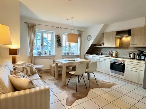 Kitchen or kitchenette, Living room, Dining area