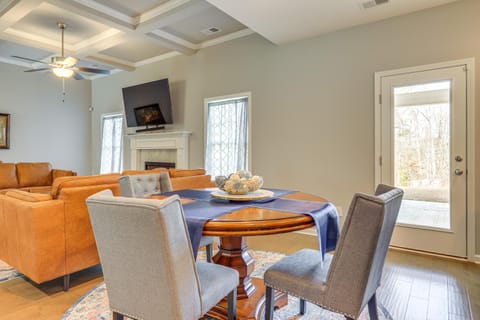 Patio with Fireplace Spacious Sharpsburg Home! House in Newnan
