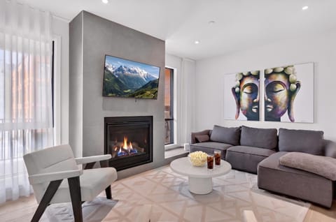 TV and multimedia, Living room, Seating area, fireplace