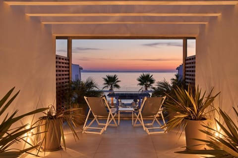 Property building, Patio