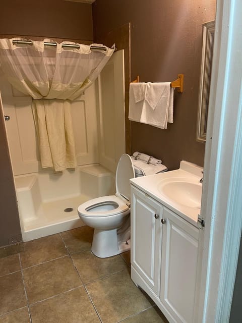 Shower, Toilet, Property building, Bathroom, towels