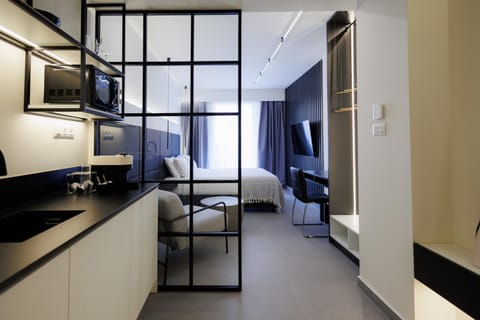 Kitchen or kitchenette, Photo of the whole room, Bedroom